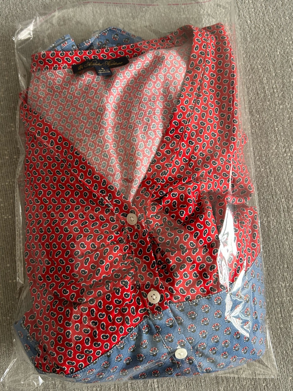 Brooks Brothers Tiered Patchwork Maxi Dress Boho Country Chic L Cottagecore - Picture 14 of 15